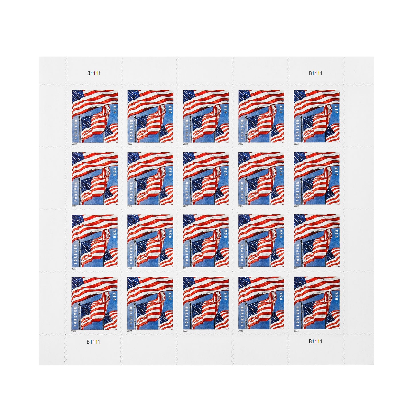 2022 US Flags Sheets / Rolls